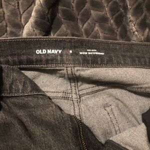 Old Navy Charcoal Boyfriend Jeans